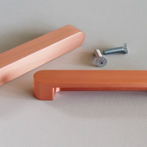Metallic Humble Solid Milled Copper Handle H03 - Auhaus Architecture - The DL Edit - Interior Design Magazines - Real Living September 2015 | designlibrary.com.au