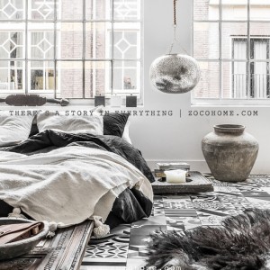 Zoco Home - Ethnic Scandinavian Decor - Bedroom Styling | designlibrary.com.au