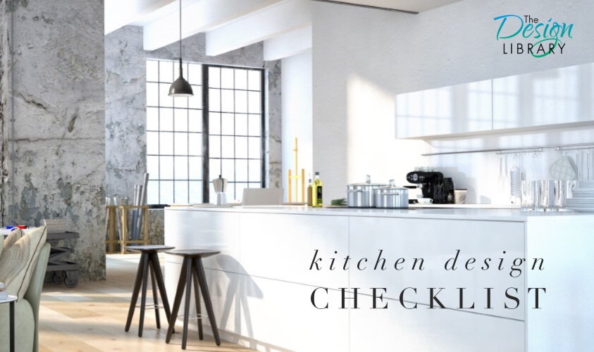 designing a kitchen checklist